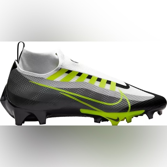 Nike Vapor Edge Pro 360 Black/Red Football Cleats Mens Size 7 DQ3670-071 - Picture 1 of 10